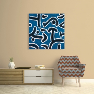 Cuadro abstracto en canvas. Paul Klee, Ludus Mantis