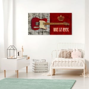 Wall art print and canvas. Steven Hill, Vive le Rock