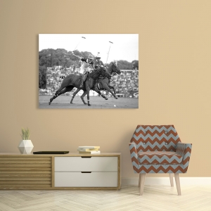 Wall art print and canvas. Polo players, Argentina
