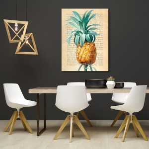 Tableau sur toile et affiches pour la cuisine. Ananas