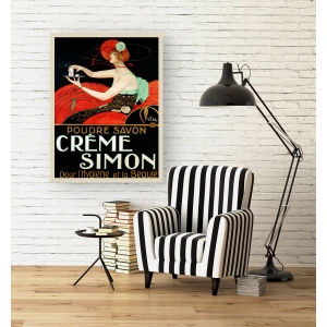 Wall art print and canvas. Vila, Crème Simon, ca. 1925