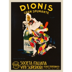 Wall art print and canvas. Plinio Codognato, Dionis, 1928