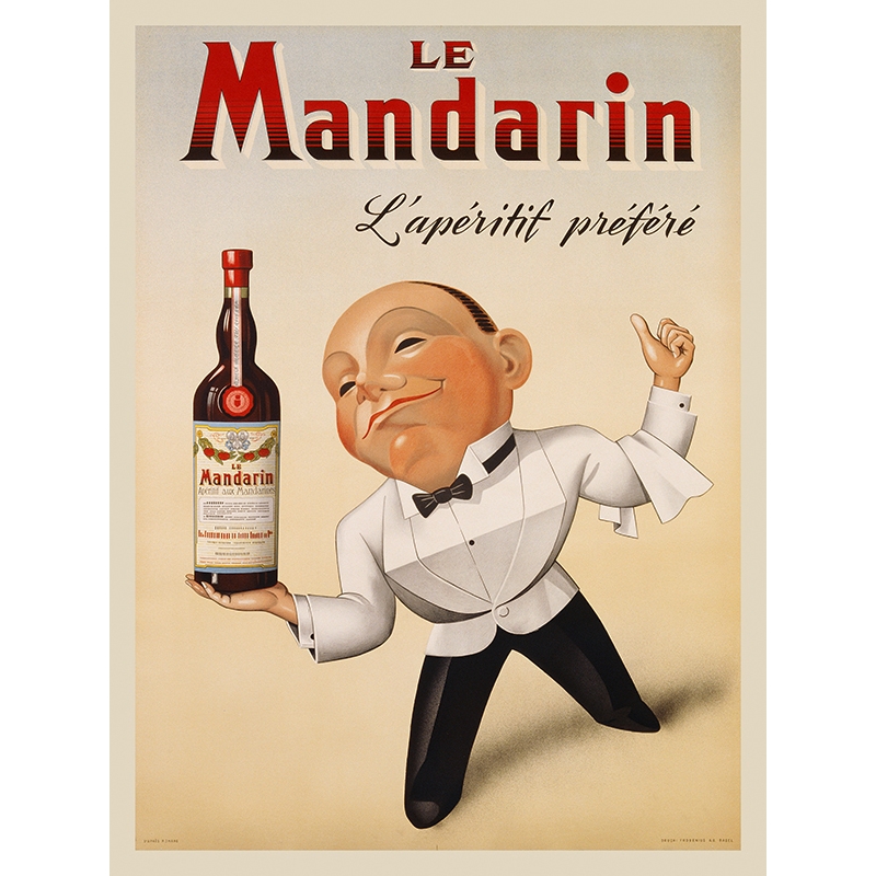 Quadro, stampa su tela. Le Mandarin L’Apéritif Préféré, 1932