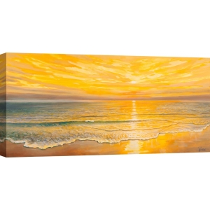 Seaside Wall Art. Adriano Galasso, Golden sunset