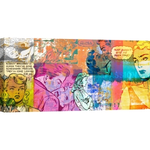 Pop Art Leinwandbilder mit Comics. Eric Chestier, Passion