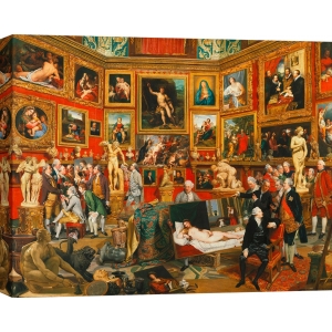 Cuadros en lienzo. Johan Zoffany, Tribuna de los Uffizi
