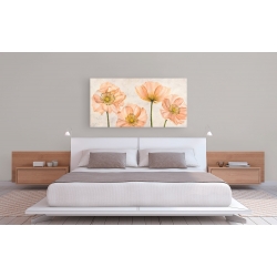 Wall art print and canvas. Luca Villa, Poppies in Pink