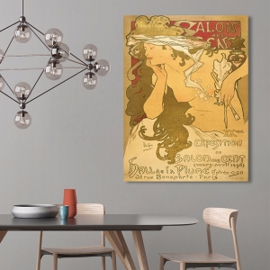 Tableau sur toile, poster, affiche. Alphonse Mucha, Salon des Cent