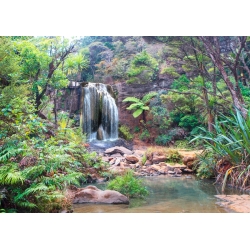 Leinwandbilder und Poster. Wasserfall im Regenwald (Detail)