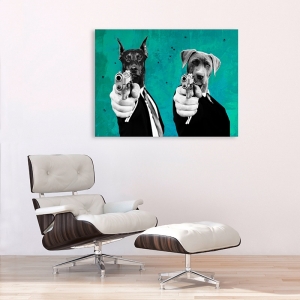 Wall art print, canvas, poster.  VizLab, Reservoir Dogs (Pop)