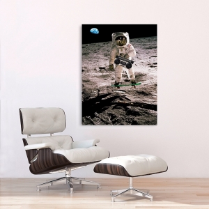Cuadros en lienzo y posters.  Astrolabs, Moonskating (NASA)