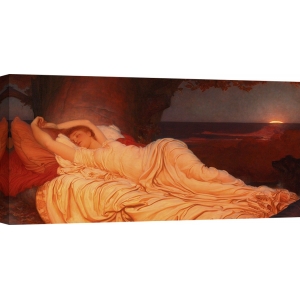 Wall art print and canvas. Frederic Leighton, Cymon and Iphigenia (detail)