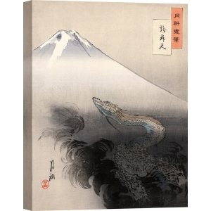 Tableau japonais. Gekko, Dragon rising to the Sky