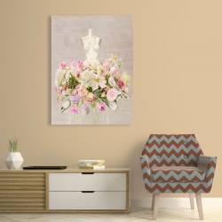 Wall art print, canvas, poster. Kelly Parr, Dressed in Flowers I