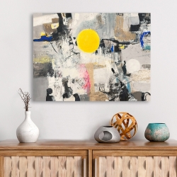 Abstract art print, canvas, poster. Arthur Pima, The two moons