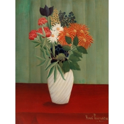 Tableau sur toile. Henri Rousseau, Bouquet de fleurs