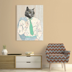 Leinwandbilder und Poster mit Katzen. Matt Spencer, Bon Vivant