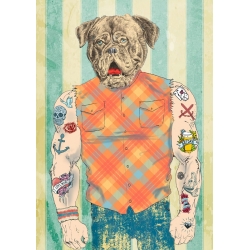 Leinwandbilder und Poster mit Hund. Matt Spencer, Gentle Giant