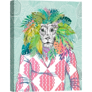 Leinwandbilder mit Löwe und Poster. Matt Spencer, King of the Jungle