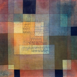 Wall art print and canvas. Paul Klee, Polyphonic Architecture