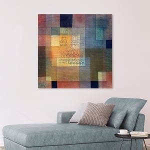 Wall art print and canvas. Paul Klee, Polyphonic Architecture