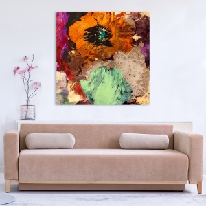 Wall art print and canvas. Jim Stone, Floating Flowers II (detail)