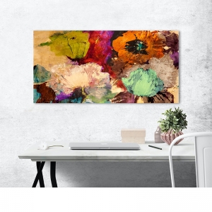 Wall art print and canvas. Jim Stone, Floating Flowers (detail)
