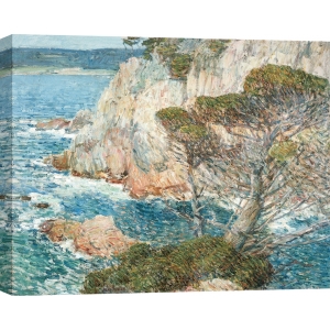 Tableau Childe Hassam, Point Lobos, Carmel. Toile, affiche, poster