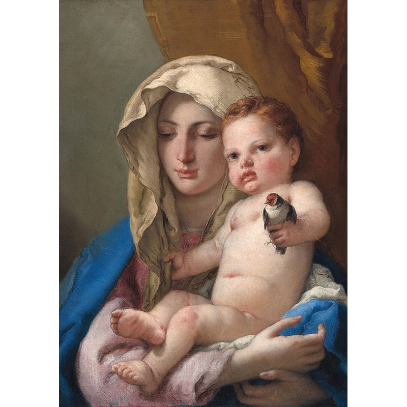 Cuadro religioso. Giovanni Battista Tiepolo, Virgen del jilguero