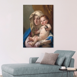 Kunstdruck und Leinwandbilder Tiepolo, Madonna of the goldfinch