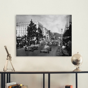 Wall art print and canvas. Start of the 1933 Nice Grand Prix