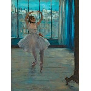 Wall art print, canvas. Edgar Degas, Dancer posing for a Photographer