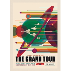Tableau sur toile et poster de la NASA. The Grand Tour