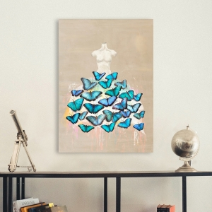 Hochwertige Leinwandbilder Kelly Parr, Dress of Butterflies II