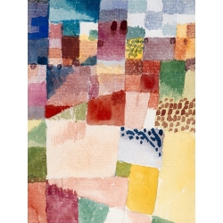 Wall art print and canvas. Paul Klee, Motif from Hammamet