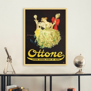Manifesto vintage. Poster, stampa tela. Mauzan, Olio Ottone