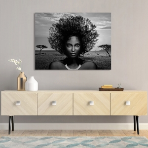 Moderne FotokunstLeinwandbilder und Poster. Serengeti Queen