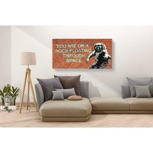 Wall art print and canvas. Masterfunk Collective, Floating Through Space