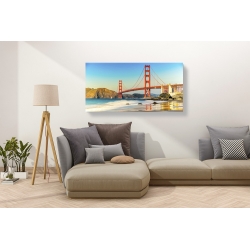 Wall art print and canvas. Golden Gate Bridge, San Francisco