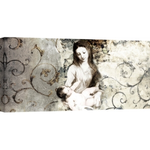 Tableau sur toile. Simon Roux, Vierge à l'enfant (after Van Dyck)