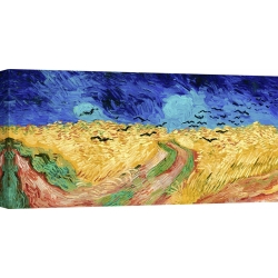 Cuadro en canvas. Vincent van Gogh, Campo de trigo con cuervos