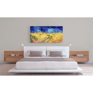 Wall art print and canvas. Vincent van Gogh, Wheat Field with Crows