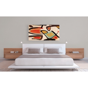 Cuadro abstracto moderno en canvas. Teo Vals Perelli, Tropicalia