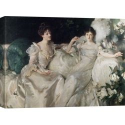 Wall art print and canvas. John Singer Sargent, The Wyndham Sisters (detail)