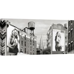 Wall art print and canvas. Julian Lauren, Billboards in Manhattan