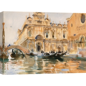 Leinwandbilder. John Singer Sargent, Rio dei Mendicanti, Venedig