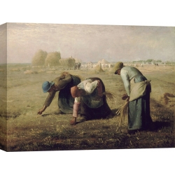 Wall art print and canvas. Jean-François Millet, Gleaners
