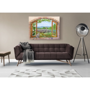 Wall art print and canvas. Andrea Del Missier, Window in Provence