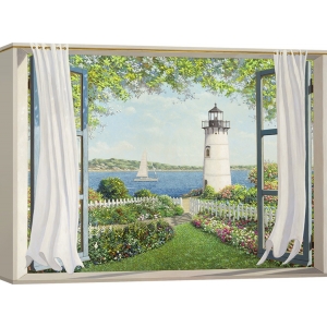 Wall art print and canvas. Andrea Del Missier, Window on the Lighthouse
