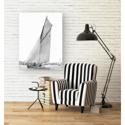 Wall art print and canvas. Sailing in Sydney Harbour
